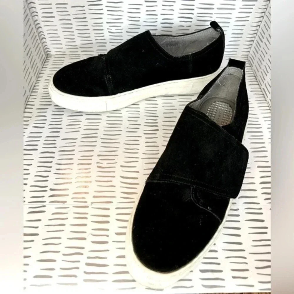 COM & SENS ‘Lidda’ Black Suede Platform‎ Sneakers size 8